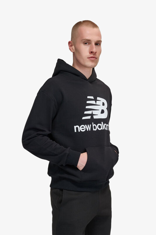 New Balance Lifestyle Erkek Siyah Sweatshirt MNH3333-BK - 2