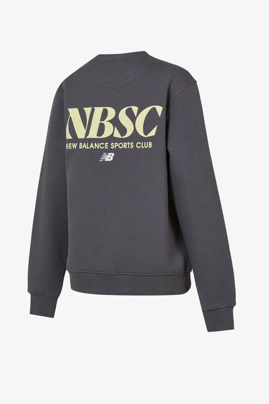 New Balance Lifestyle Kadın Antrasit Sweatshirt WNC3416-ANT - 2