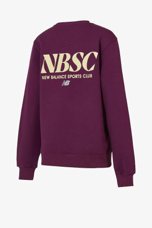 New Balance Lifestyle Kadın Bordo Sweatshirt WNC3416-PLM - 2