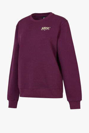 New Balance Lifestyle Kadın Bordo Sweatshirt WNC3416-PLM - 1