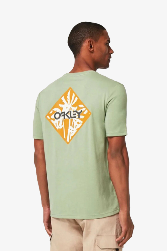 Oakley Deco Palms B1B Erkek Yeşil T-Shirt FOA404419-30029 - 2