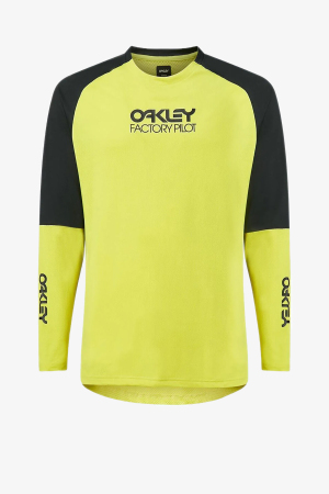 Oakley Factory Pılot Mtb Ls Jersey Iı Erkek Yeşil T-Shirt FOA404497