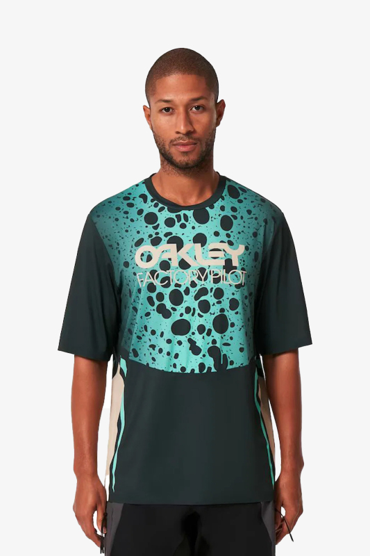 Oakley Maven Rc Jersey Erkek Yeşil T-Shirt FOA404400-30024 - 1