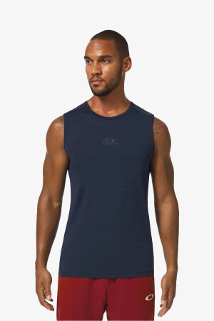 Oakley O Fıt Rc Sleeveless Erkek Mavi Atlet FOA403039-27231 - Oakley