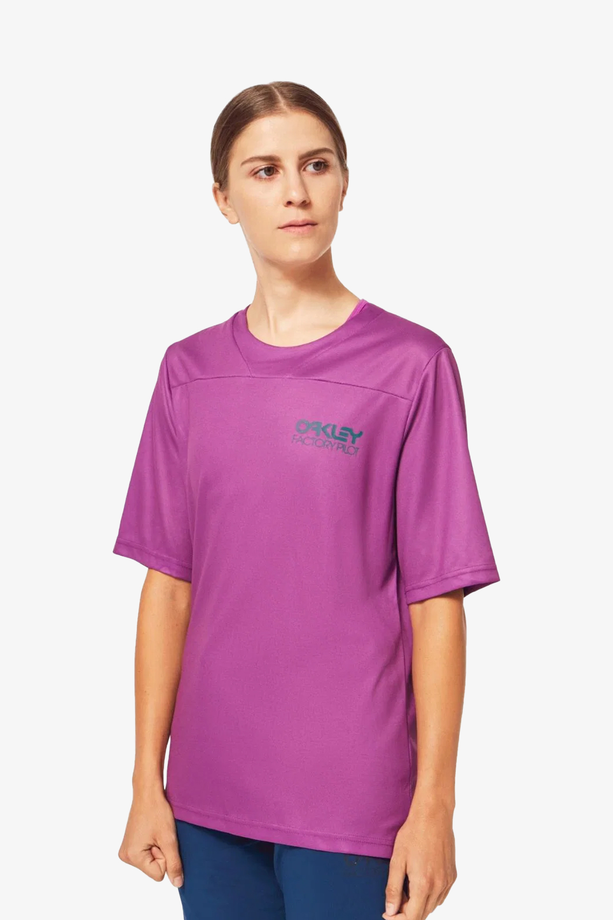 Oakley Wmns Factory Pılot Lıte Iı Kadın Mor T-Shirt FOA500399-26078