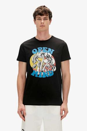Bad Bear OPEN MIND T-SHIRT LACİVERT Erkek T-Shirt 23.01.07.014-C108 - Bad Bear