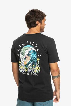 Quiksilver Orıgınalbarrel M Tees Siyah Erkek T-Shirt EQYZT07226-KVJ0 - 3