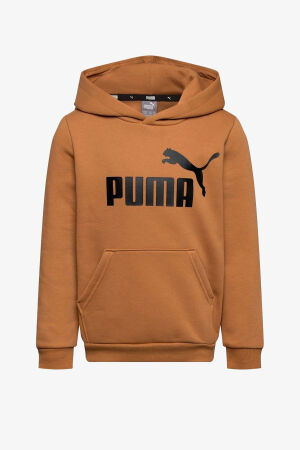 Puma Ess Big Logo Hoodie Erkek Kahverengi Sweatshirt 58668919 - 1