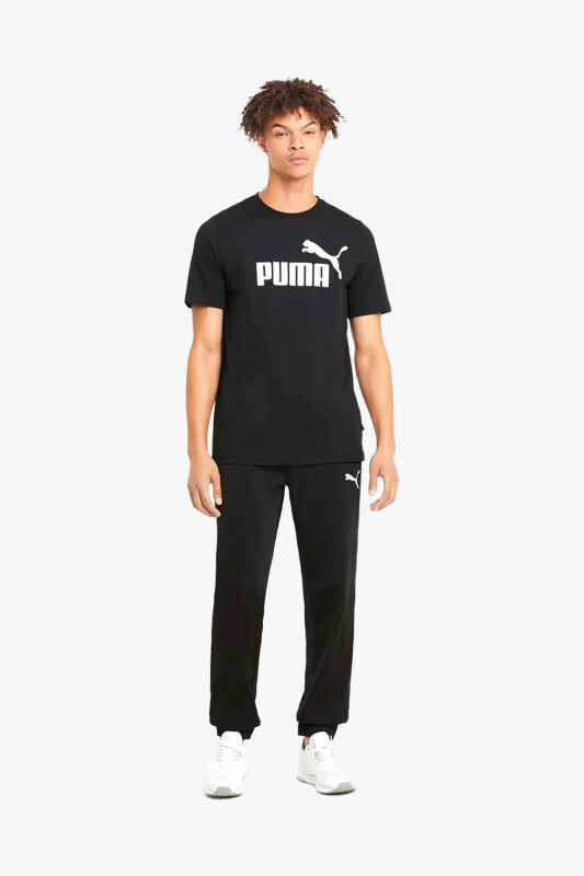 Puma ESS Logo Erkek Siyah T-Shirt 58666601 - 2