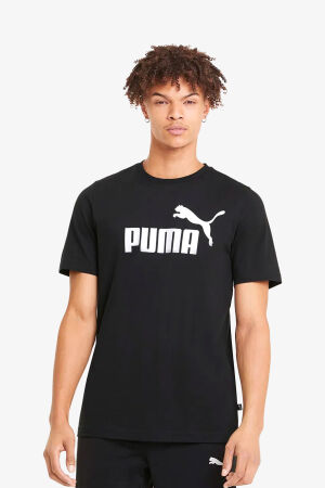 Puma ESS Logo Erkek Siyah T-Shirt 58666601 - 1