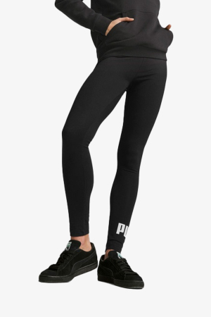 Puma Ess Logo Kadın Siyah Antrenman Taytı 586832 01 - Puma