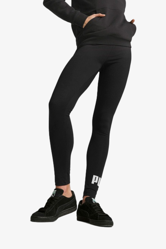 Puma Ess Logo Kadın Siyah Antrenman Taytı 586832 01 - 1
