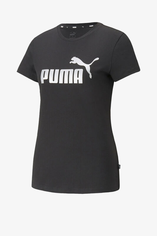 Puma ESS+ Metallic Logo Kadın Siyah T-Shirt 84830351 - 2