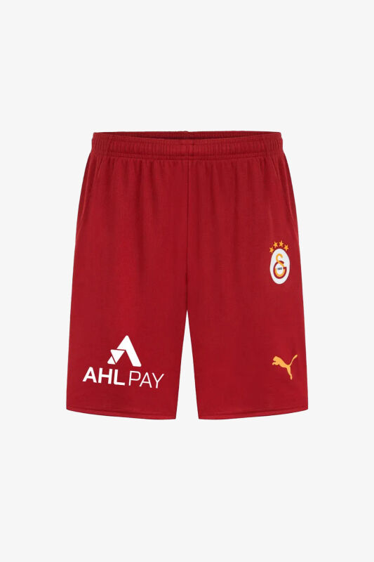 Puma Galatasaray S.K 24/25 İç Saha Erkek Kırmızı Futbol Şortu 77967401 - 1