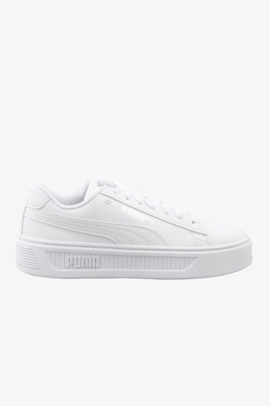 Puma Smash Platform V3 Kadın Beyaz Sneaker 39075801 - 1