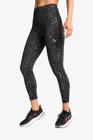 Puma Traın Fav Hw 7/8 Aop Kadın Siyah Antrenman Taytı 52508696 - Puma