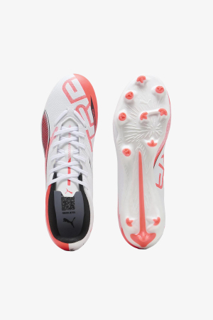 Puma Ultra 5 Play Fg/Ag Erkek Beyaz Krampon (Çim Zemin) 10816901 - 3