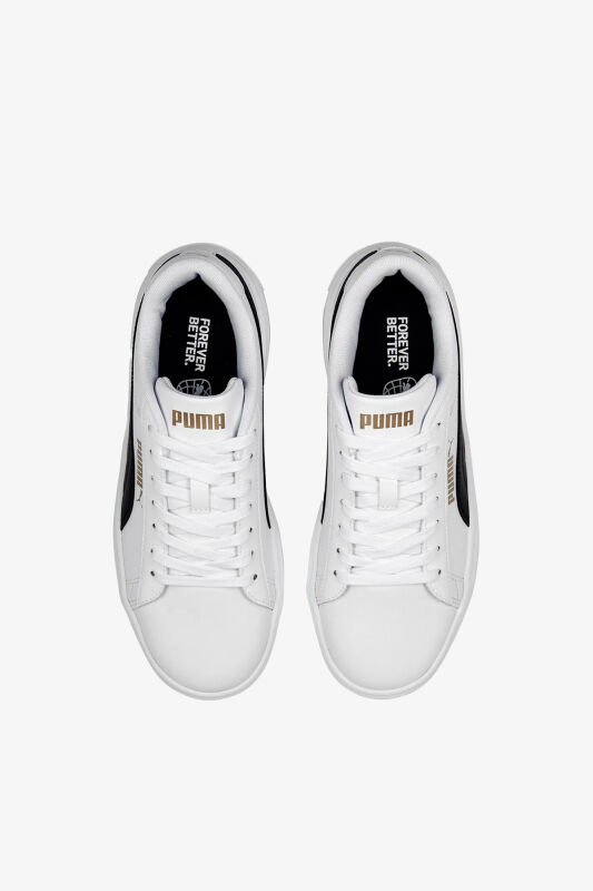 Puma Smash V3 Kadın Platform Beyaz Sneaker 39075804 - 2