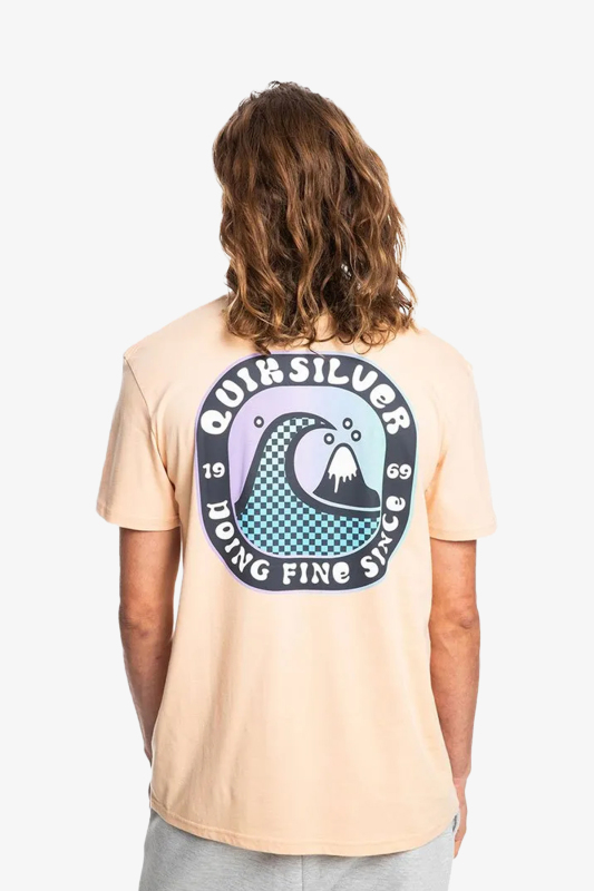 Quiksilver Another Story Erkek Bej T-Shirt EQYZT06718-NEW0 - 2