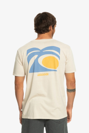 Quiksilver Artsınpalm Erkek Bej T-Shirt EQYZT07249-WDW0 - 2