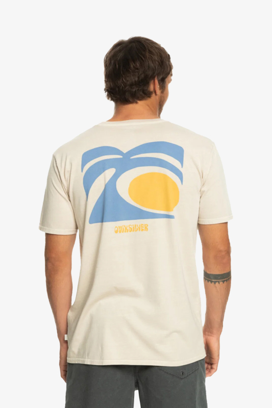 Quiksilver Artsınpalm Erkek Bej T-Shirt EQYZT07249-WDW0 - 2