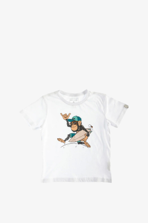 Quiksilver Banalleyssboy K Çocuk Beyaz T-Shirt EQKZT03372-WBB0 - Quiksilver