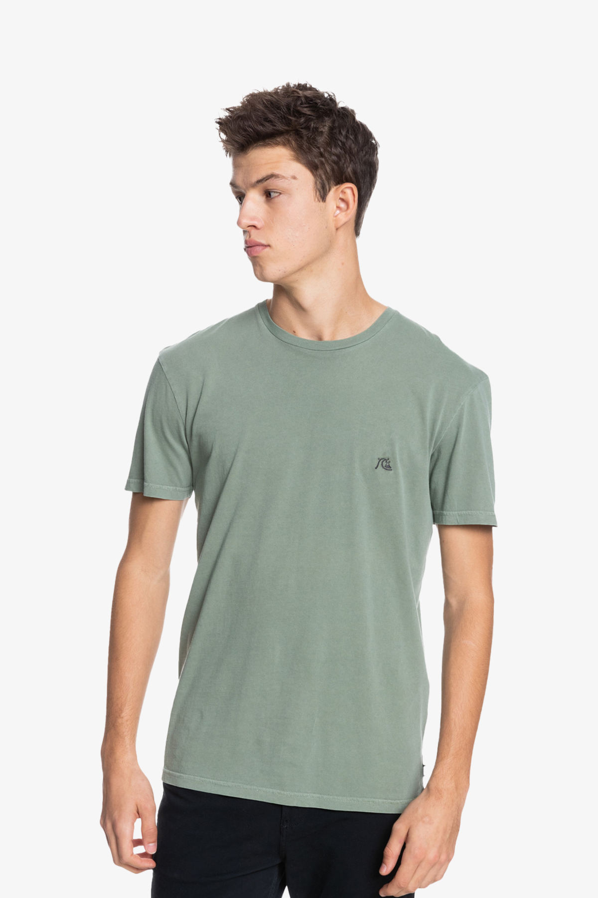 Quiksilver Basıc Bubble Embroıdery Erkek Mavi T-Shirt EQYZT06368-BPL0