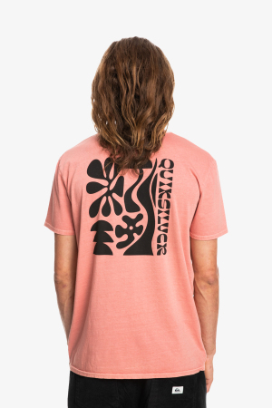 Quiksilver Be Stıll Erkek Pembe T-Shirt EQYZT06685-MHW0 - 2