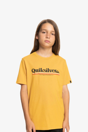 Quiksilver Beteen The Lınes Çocuk Sarı T-Shirt EQBZT04584-YKD0 - Quiksilver