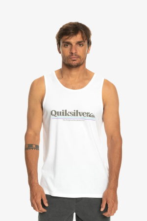 Quiksilver Betweenthelınes Erkek Beyaz Atlet EQYZT07237-WBB0 - Quiksilver