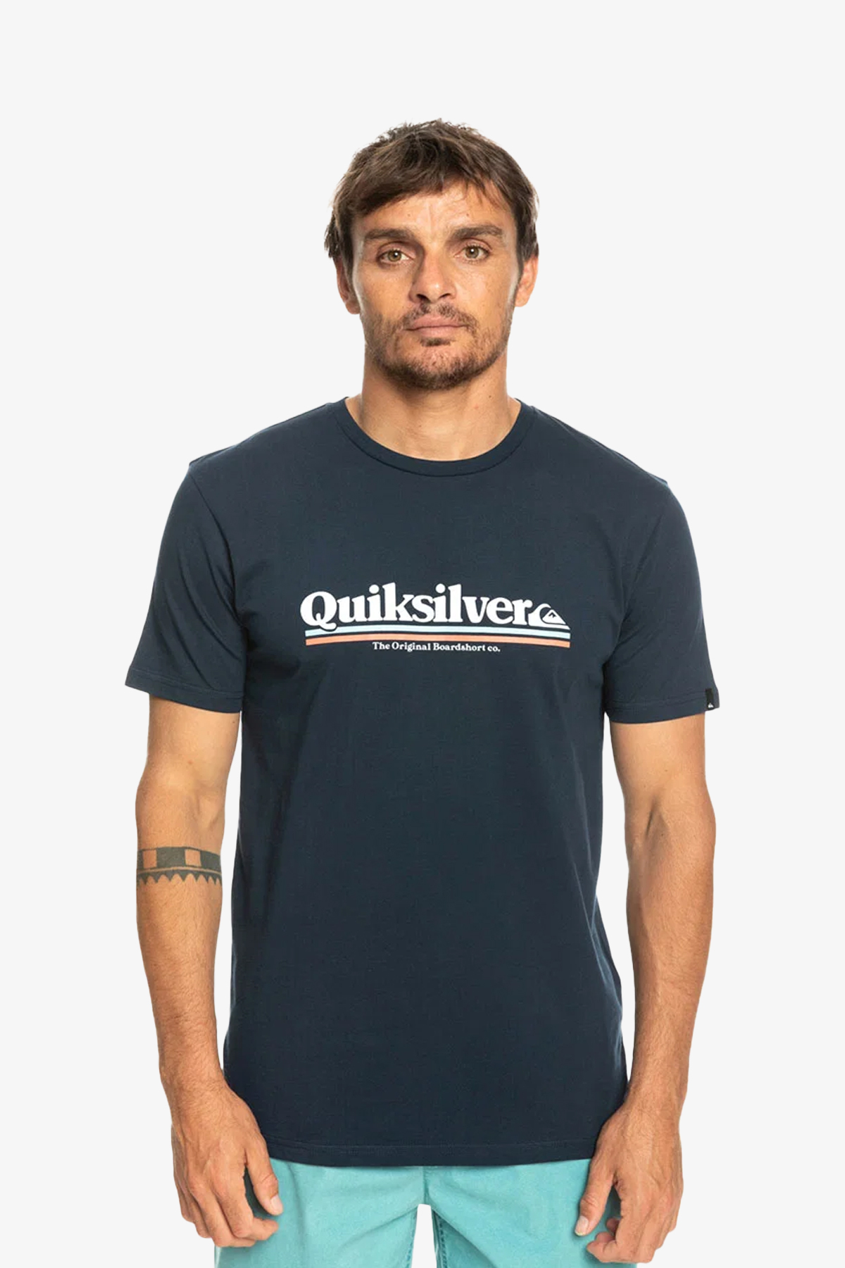 Quiksilver Betweenthelınes Erkek Lacivert T-Shirt EQYZT07216-BYJ0