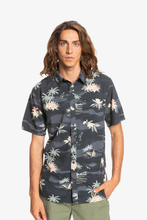 Quiksilver Bırdatcher Erkek Siyah Gömlek EQYWT04321-KVJ6 - Quiksilver