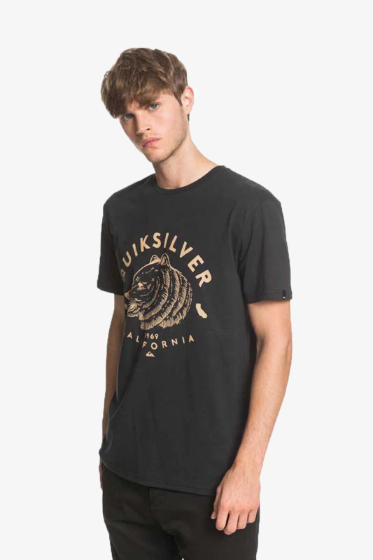 Quiksilver Cabronbears Erkek Siyah T-Shirt EQYZT05792-KVJ0 - 1