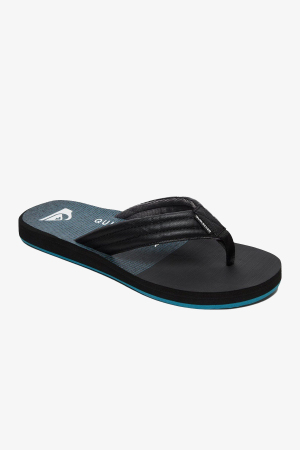 Quiksilver Carver Prınt Erkek Siyah Parmak Arası Terlik AQYL100952-XKKS - Quiksilver