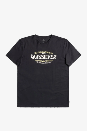 Quiksilver Check On It Erkek Siyah T-Shirt EQYZT06710-KVJ0-BLACK - Quiksilver