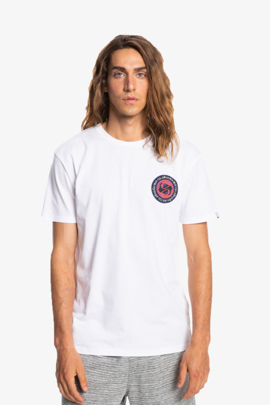 Quiksilver Cırcle Game Erkek Beyaz T-Shirt EQYZT06665-WBB0 - 1