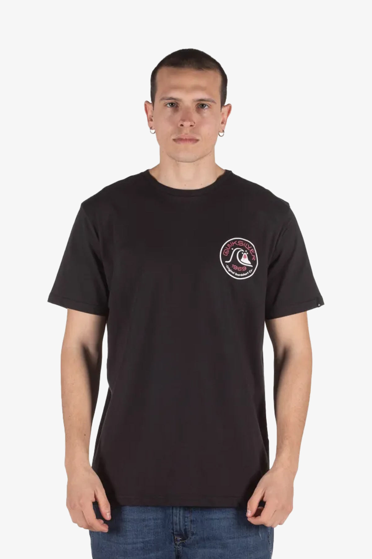 Quiksilver Closecalls Erkek Siyah T-Shirt EQYZT05749-KVD0