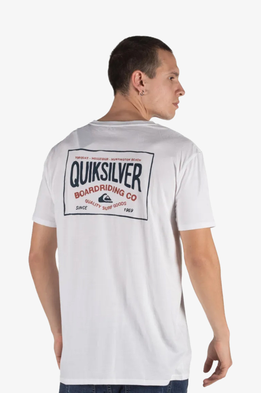 Quiksilver Cloudcornerss Erkek Beyaz T-Shirt EQYZT05772-WBB0 - 2