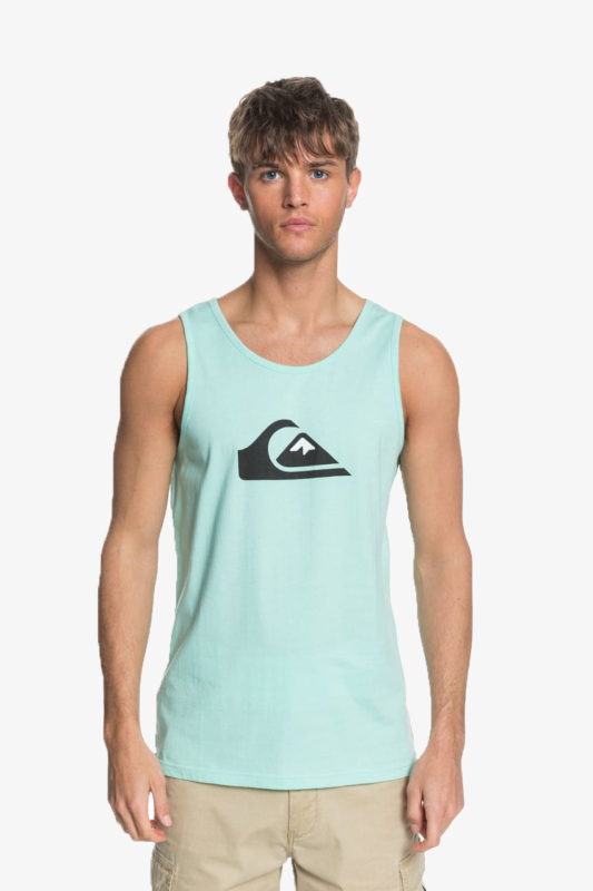 Quiksilver Comp Logo Tank Erkek Mavi Atlet EQYZT05981-GCZ0 - 1