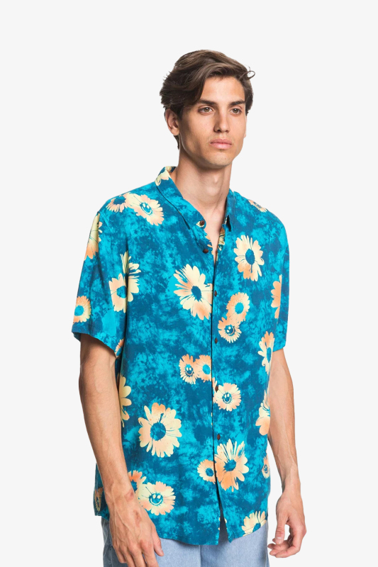 Quiksilver Daısysprayss Erkek Mavi Gömlek EQYWT03958-BSM6 - 1