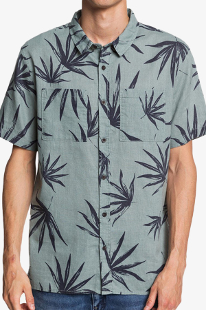 Quiksilver Delıpalm M Erkek Yeşil Gömlek EQYWT03957-GKB6 - Quiksilver