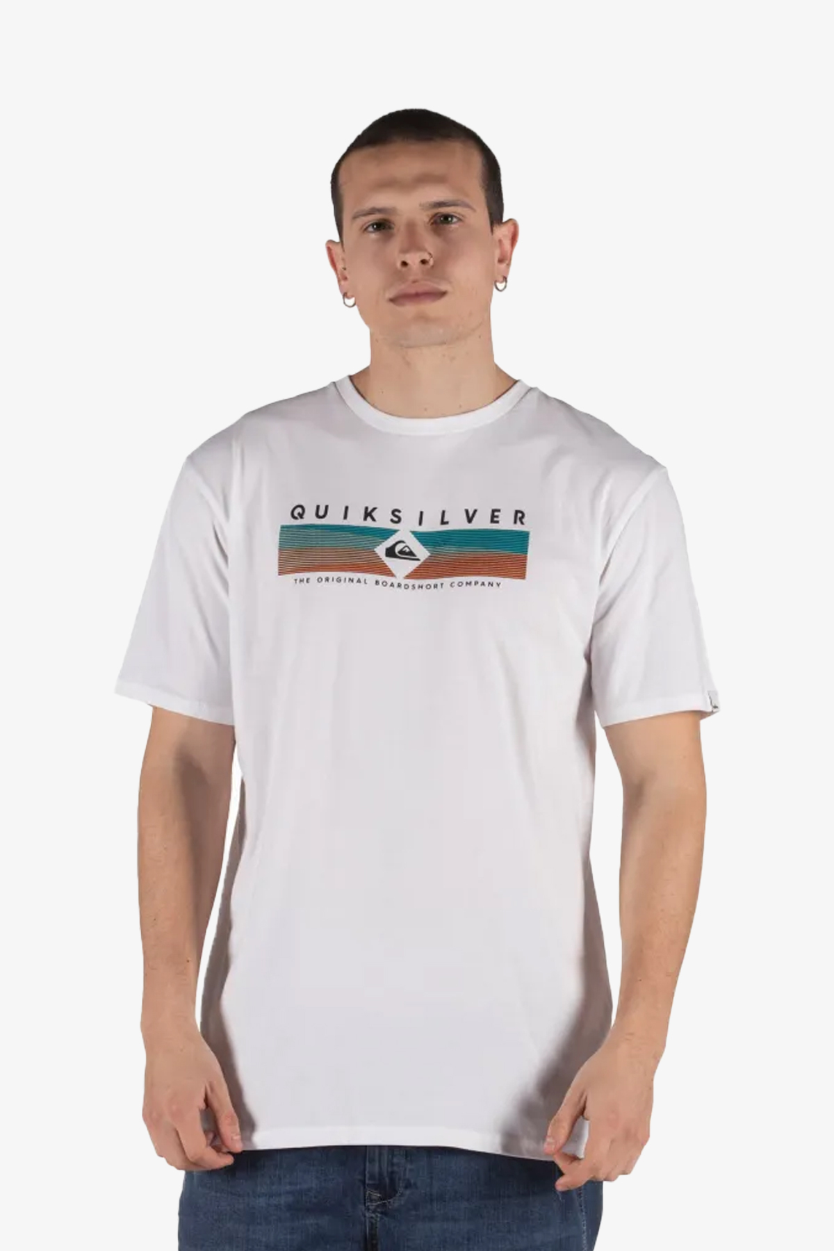 Quiksilver Dıstantfortune Erkek Beyaz T-Shirt EQYZT05764-WBB0
