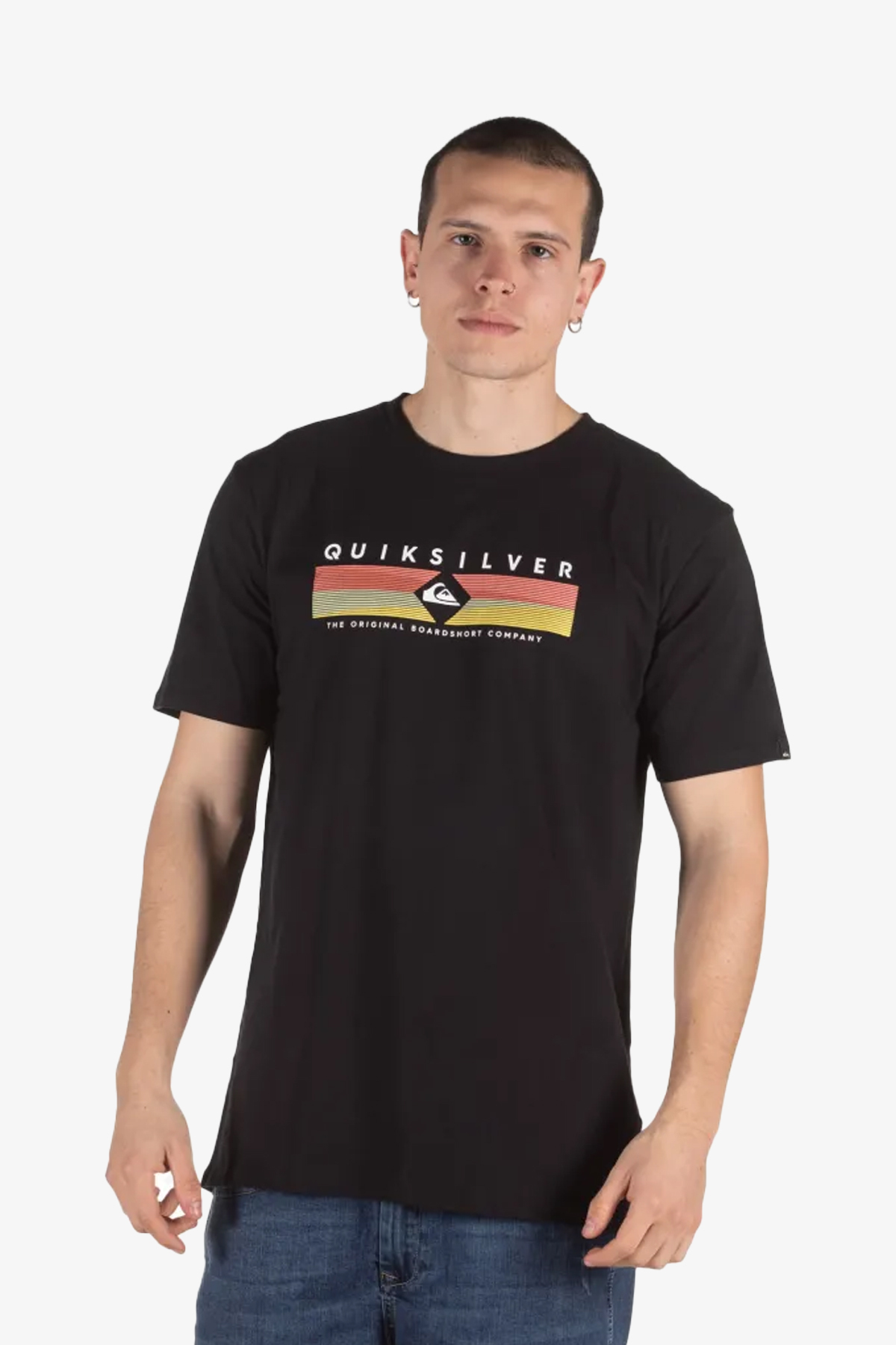 Quiksilver Dıstantfortunes Erkek Siyah T-Shirt EQYZT05764-KVJ0