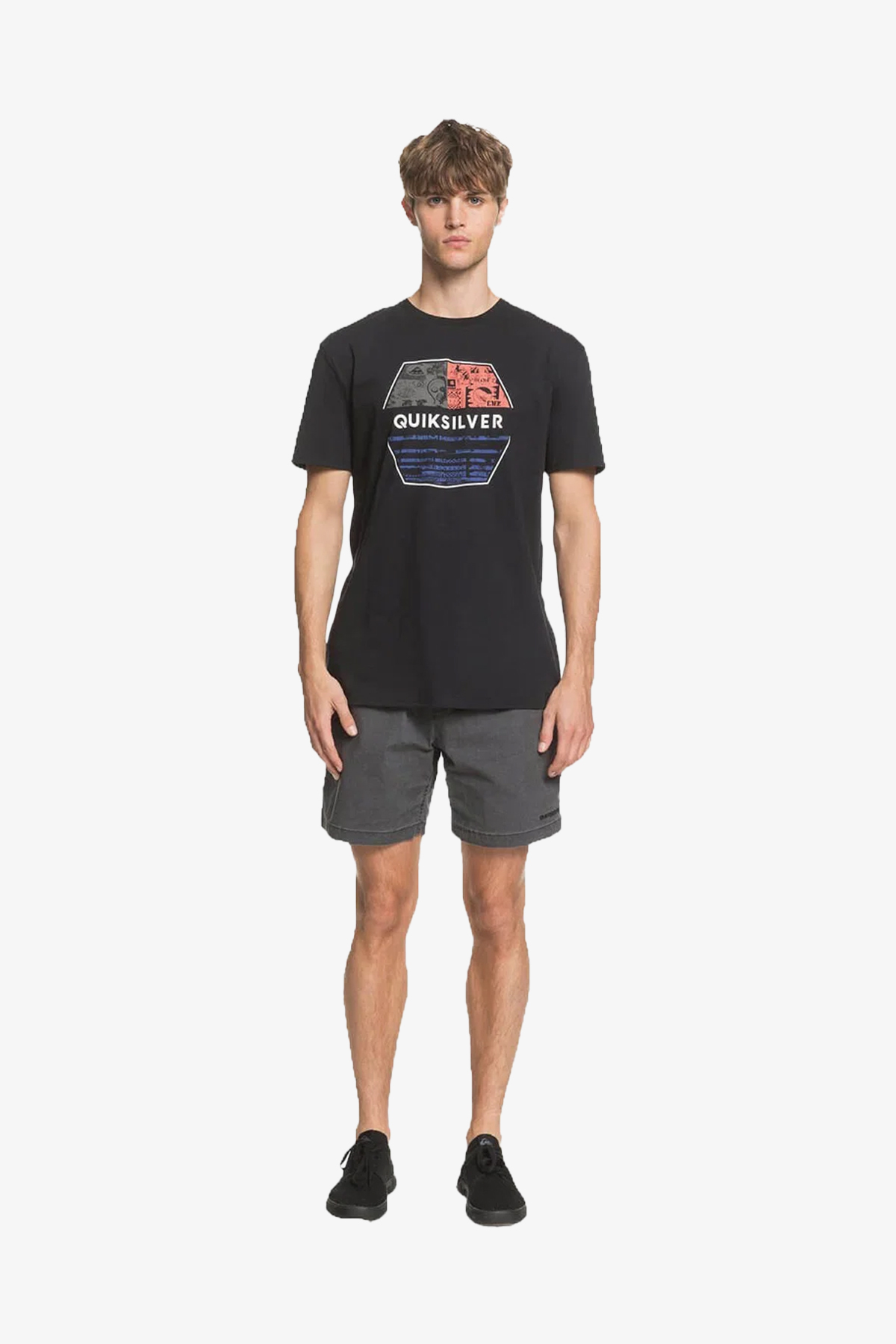 Quiksilver Drıftaays Erkek Siyah T-Shirt EQYZT05765-KVJ0