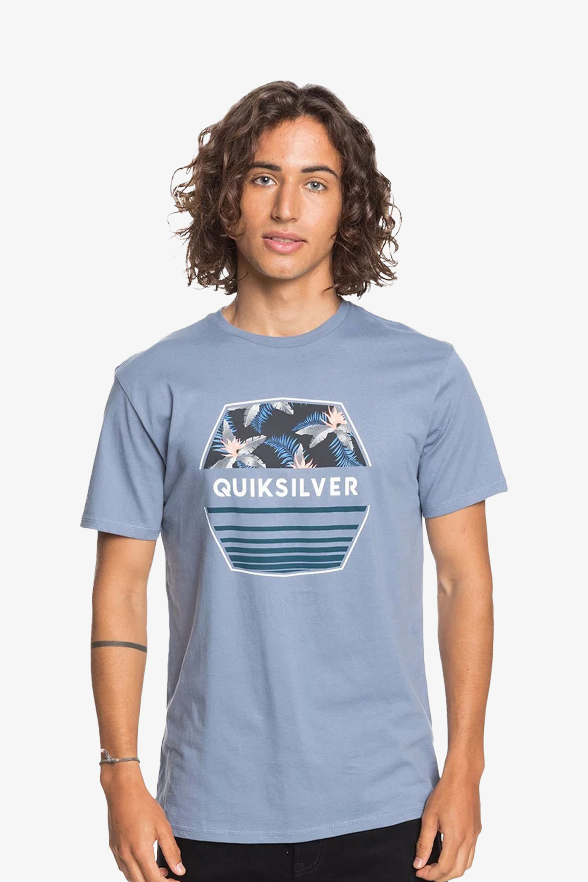 Quiksilver Drıftawayss Erkek Gri T-Shirt EQYZT05765-BKJ0
