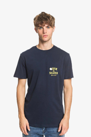 Quiksilver Drumtherapyss Erkek Lacivert T-Shirt EQYZT05752-BYJ0 - Quiksilver