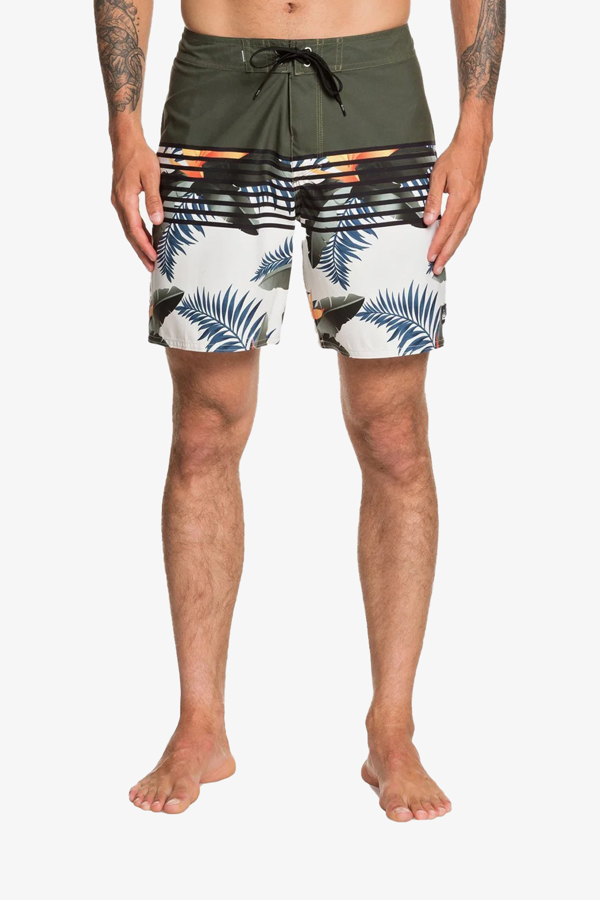 Quiksilver Edaylıghtnıng17 Bdsh Erkek Haki Deniz Şortu EQYBS04338-GZH6