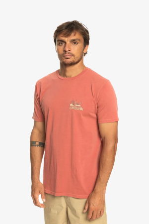 Quiksilver Enjoynotdestroys Erkek Turuncu T-Shirt EQYZT07259-MPD0