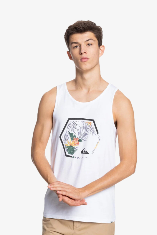 Quiksilver Fadıng Out Tank Erkek Beyaz Atlet EQYZT06333-WBB0 - 1