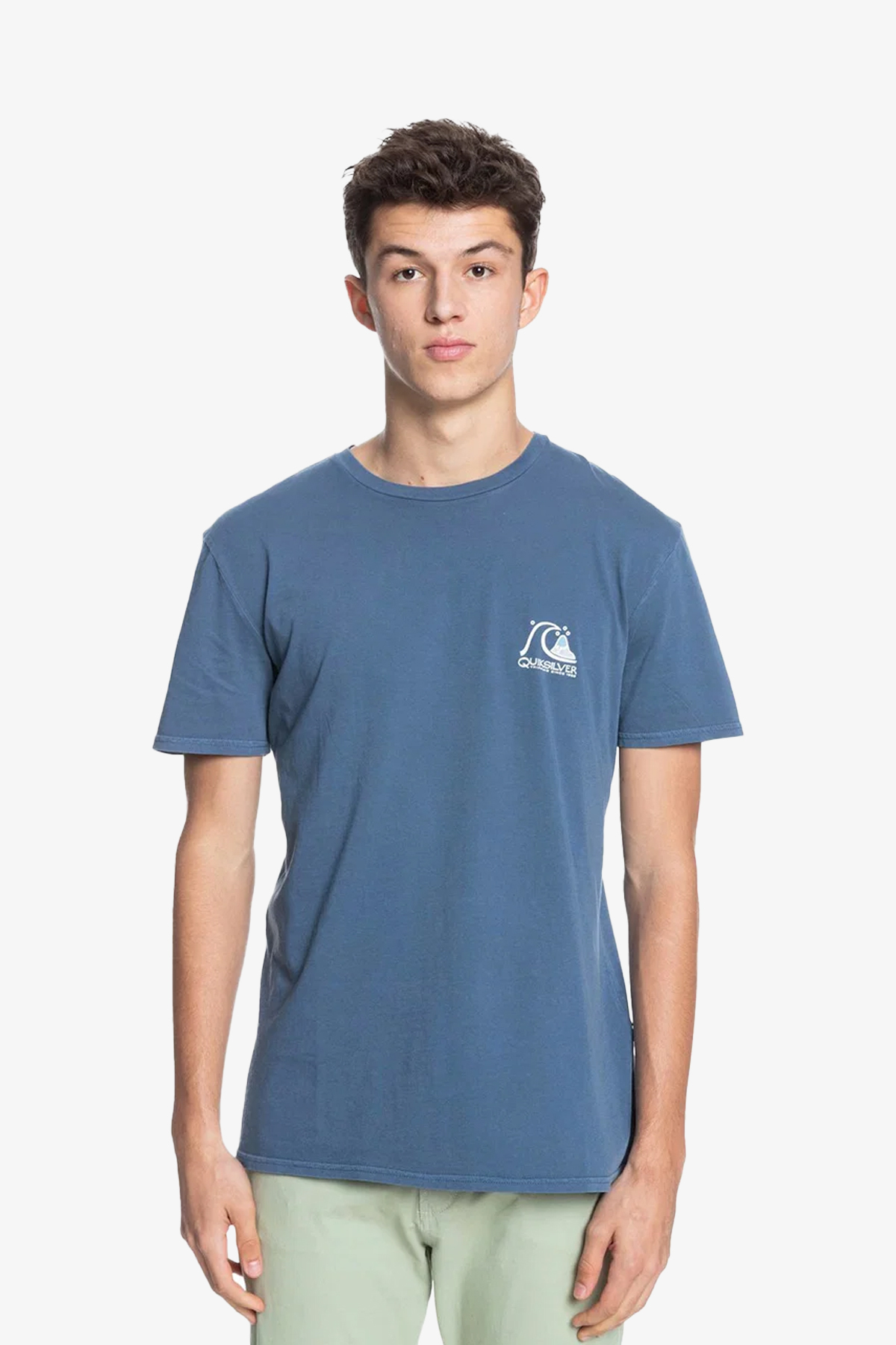 Quiksilver Fresh Take Erkek Mavi T-Shirt EQYZT06354-BSG0